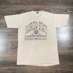 TSI Florida State Seminoles Mens Big & Tall Vintage 90’ University College Shirt